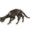 vieux chat sculture en bronze de muriel marec