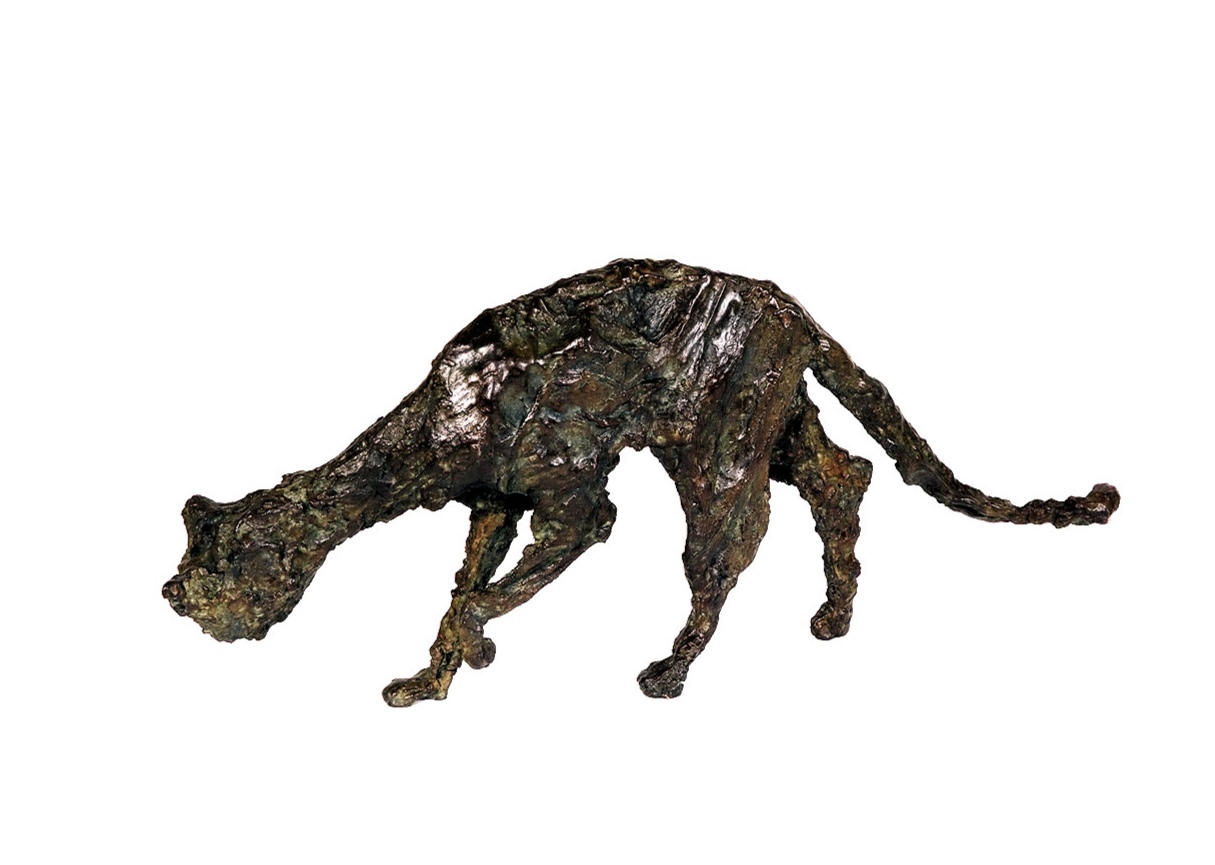 vieux chat vieux chat sculture en bronze de muriel marec